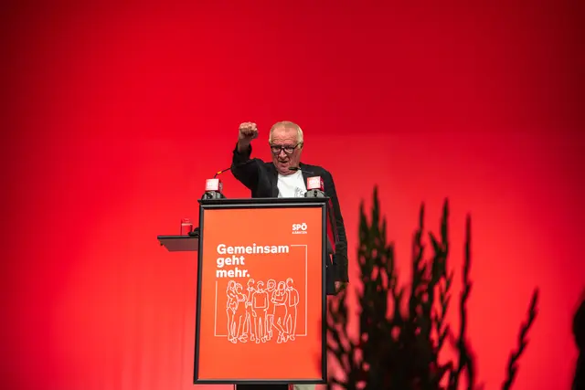 Wollte ein Zeichen für die Demokratie setzen: Wolfgang Rami, dem acht Prozent prognostiziert, wurden. | Foto: SPÖ Kärnten/Jannach