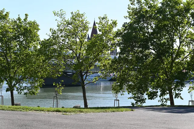 Und noch kurz ans Donauufer