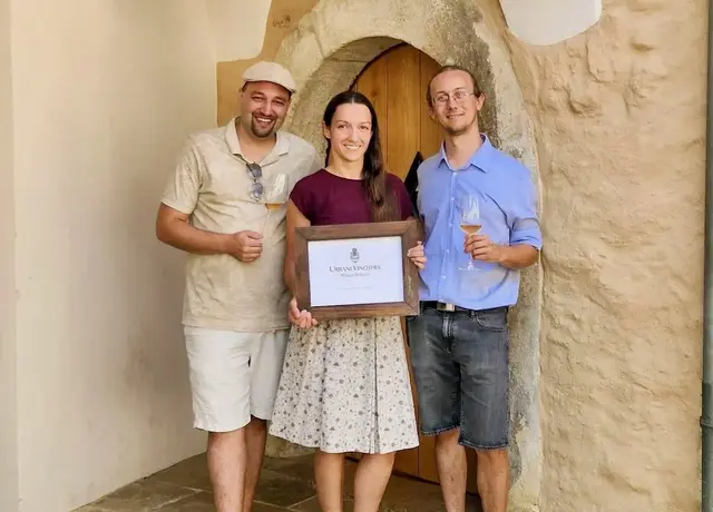 Sommelier Richard Hofner, Katharina und Christof Winkler-Hermaden | Foto: Winkler-Hermaden