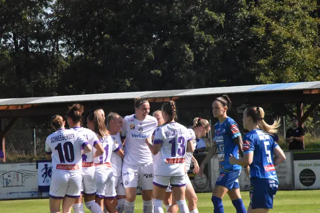 Die Wienerinnen feierten einen klaren 0:7-Sieg in Stegersbach. | Foto: Michael Strini