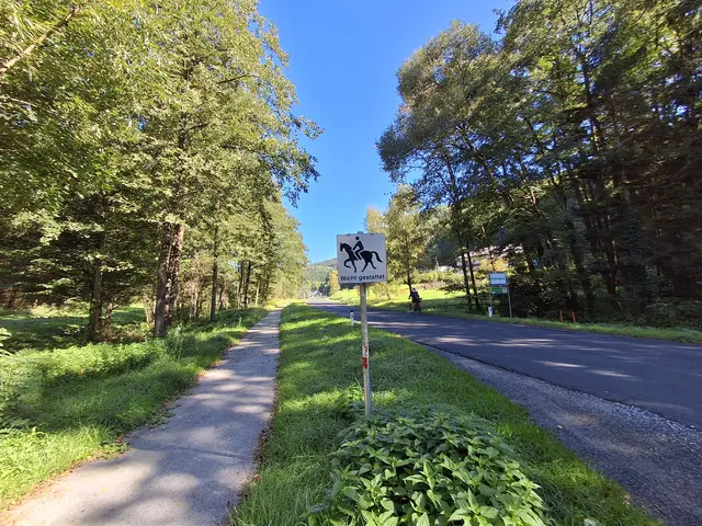 In Rettenbach angekommen, gehts leider lang an der Straße bis nach Stuben weiter. | Foto: Gold Michaela