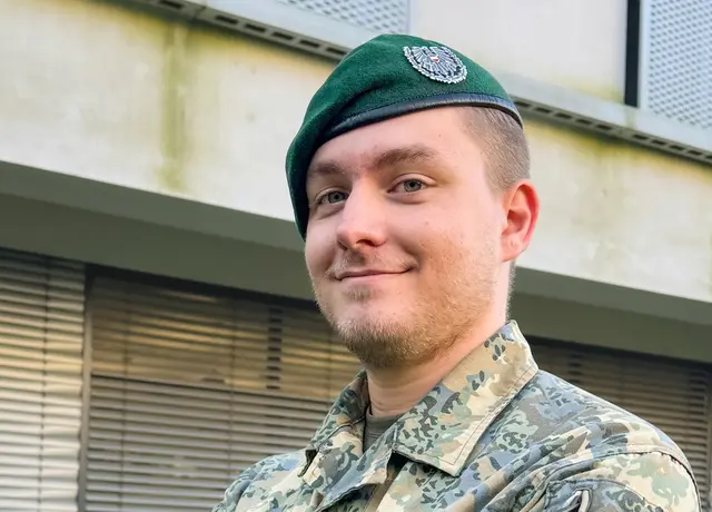 Korporal Marcel K. leistete durch sein rasches Handeln einen wesentlichen Beitrag zur Rettung der 63-jährigen Frau. | Foto: Jägerbataillon 19/Schabhüttl