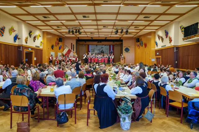 Die Jubiläumsfeier war gut besucht. | Foto: Singgemeinschaft Feistritz/Drau