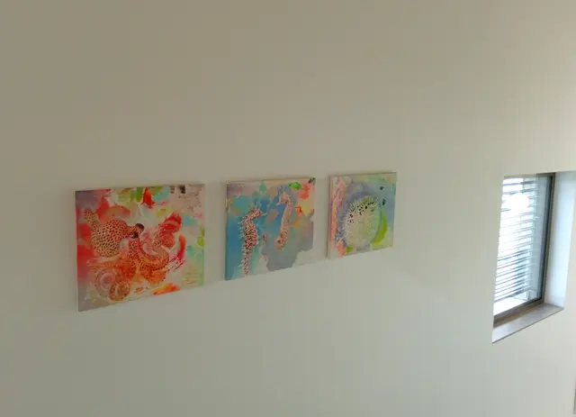 verschieden Motive aus dem Meer, Kraken, Kugelfisch...  | Foto: zVg Ingrid Pröller