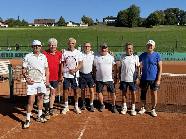 UTC Pfaffing-Vöcklamarkt 65+ gewann 6:1 gegen TC Aspern Wien.  | Foto: UTC Pfaffing-Vöcklamarkt