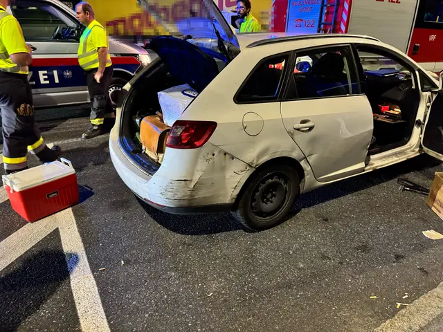 Hier sieht man die Schäden am Auto | Foto: DOKU-NÖ