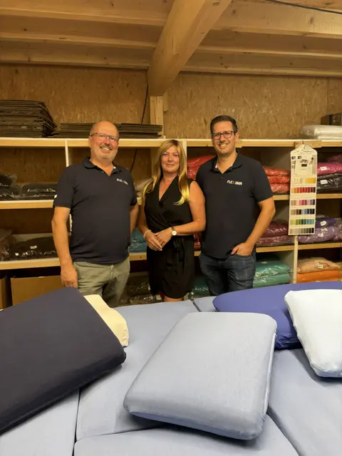 Die Gastgeber der Hausmesse in St. Andrä: Willi Bretis, Ursula Maier und Alfred Kinz.  | Foto: MeinBezirk.at