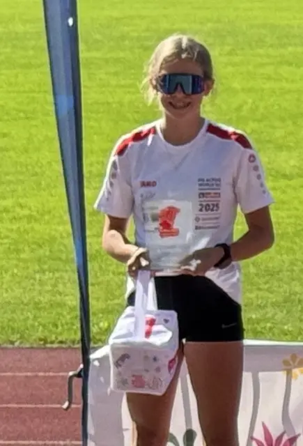 Magdalena Bauer vom USC Mariapfarr-Weißpriach-Göriach sicherte sich den 1. Platz | Foto: privat/ Bauer