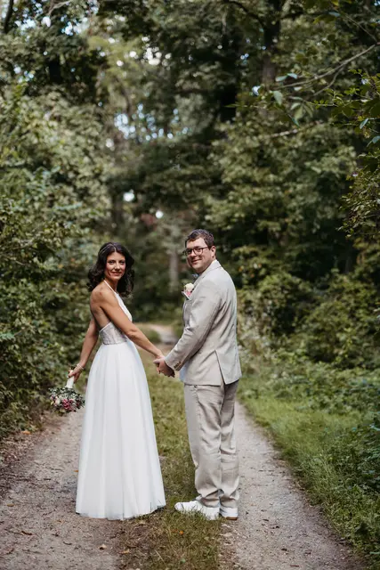 Julia Wimmer und Martin Dietrich gingen den Bund der Ehe ein. | Foto: privat