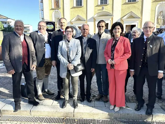 Die Organisatoren der österreichischen Krippenwallfahrt. | Foto: Elisabeta Mirion