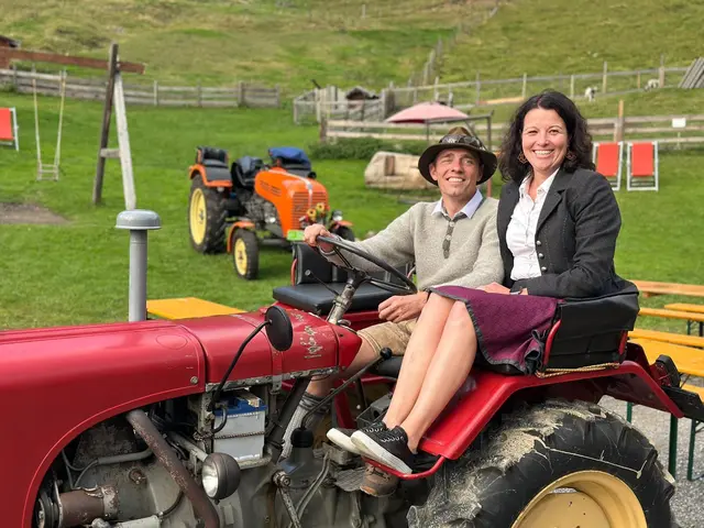 Die Teilnehmer genossen das schöne Wetter. | Foto: Hettegger