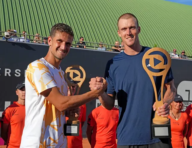 Der ungesetzte Brite Jan Choinsky (r.) konnte sich im Finale gegen den Tschechen Vit Kopriva durchsetzen. | Foto: GEPA pictures