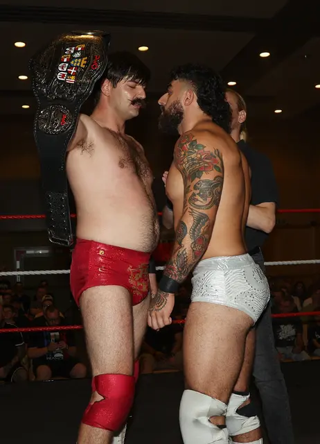 PWÖ Nine States Champion Ricky Sky traf auf Darius. | Foto: Alex Singer