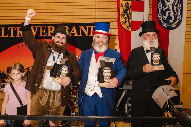 Auch einige Pinzgauer Bartträger glänzten bei der EM. | Foto: Michael Geißler