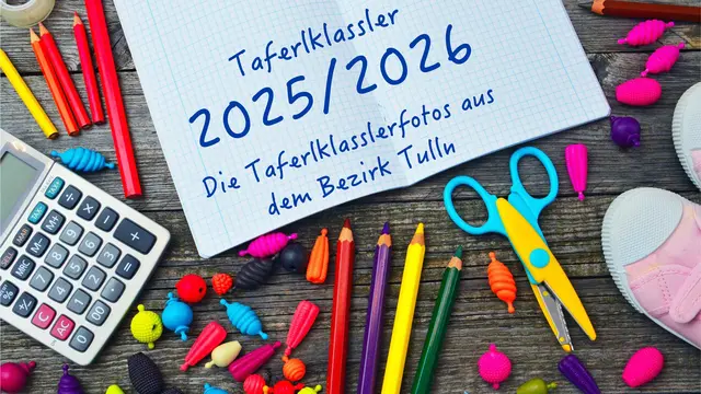 Wir haben alle Taferlklassler aus dem Bezirk Tulln fotografiert. | Foto: Pixabay/Kollage: Karle