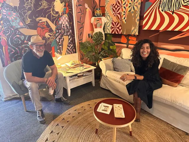 Die Künstlerin Agostina Suazo im Gespräch  | Foto: Lisa Stöckl