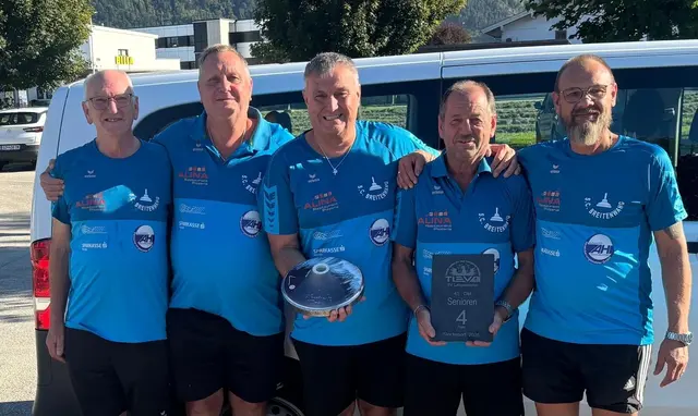 Das Senioren-Team holte bei der ÖM in Ebbs einen hervorragenden vierten Platz. | Foto: SCB