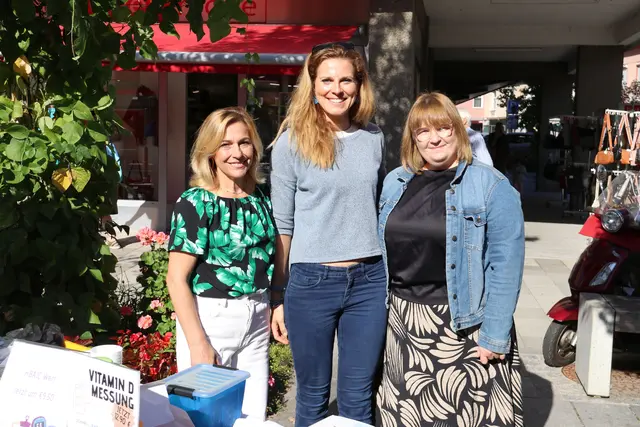 Glückliche Gesichter beim Gesundheitstag. | Foto: Nico Harrer