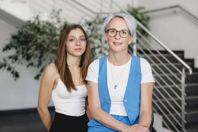 Nach einem schwierigen Weg wählte sie die Lehre als Bürokauffrau. | Foto: David Schreiber