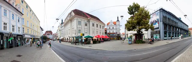 Am Südtirolerplatz wird morgen ab 14 Uhr gefeiert.  | Foto: geopho.com