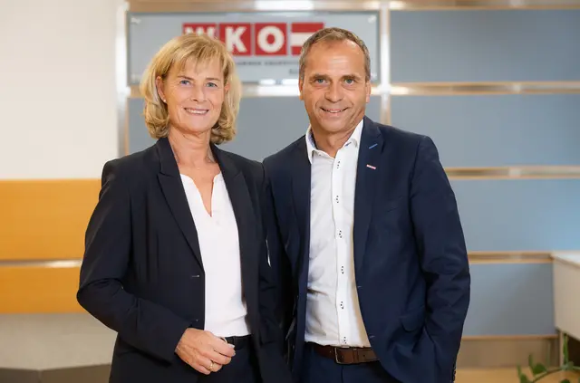 Obfrau Doris Staudinger und WKO-Bezirksstellenleiter Siegfried Pramhas | Foto: Klaus Mitterhauser