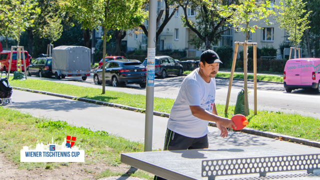 Tischtennisspiel beim 13. Event des Wiener Tischtennis Cups 2025 in der Alszeile in Wien-Hernals. | Foto: R.Lendl im Auftrag von Tischtennis Hobby Wien