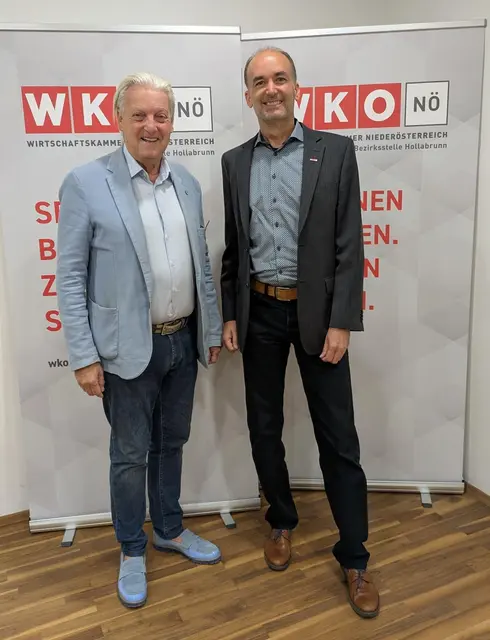 Bezirksstellenobmann Alfred Babinsky und Referent Andreas Kornherr (v.l.). | Foto: Julius Gelles