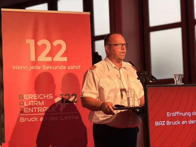 Christian Edlinger erinnerte an das Hochwasser 2024, welches die Feuertaufe für die neue BAZ war. | Foto: Alexander Paulus