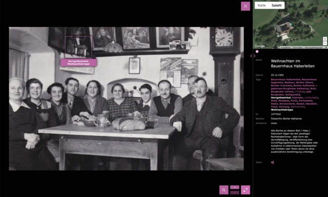 Weichnachtliche Runde in der Haberleiten anno 1962,  Topothek Ternberg, OÖ
 | Foto: https://ternberg.topothek.at/?doc=1477542