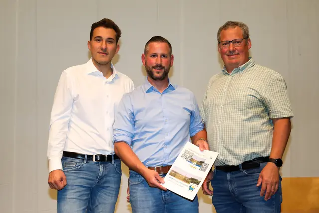 Phillip Zwang (Obmann Stv.) , Johannes Prettner-Böhm (Obmann) , Gerd Wannemacher (Kassier). | Foto: Wannemacher