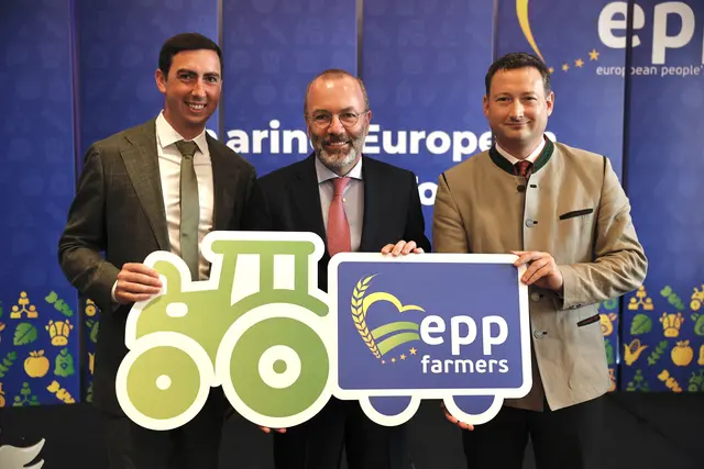 Alexander Bernhuber Europas erster Bauernpräsident. | Foto: NÖ Bauernbund/Schuecker