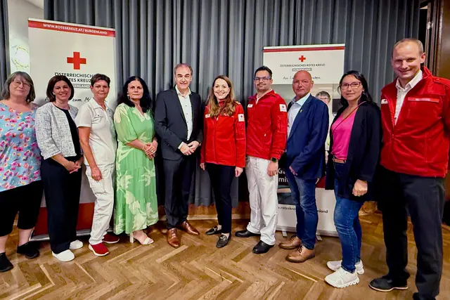 Soziallandesrat Leonhard Schneemann präsentierte die Aufteilung der neuen Pflegeregion rund um den Hauptstützpunkt Kobersdorf. | Foto: Landesmedienservice Burgenland