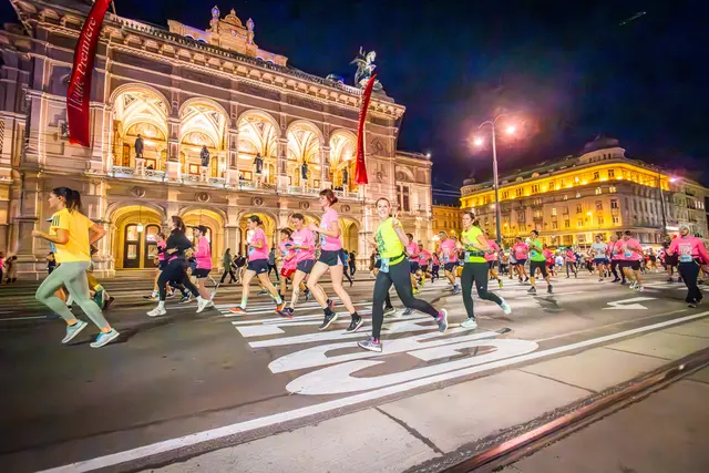 Am Donnerstagabend findet die 17. Ausgabe des Vienna Night Run in der Wiener City statt. | Foto: Vienna Night Run/Stephan Schütze