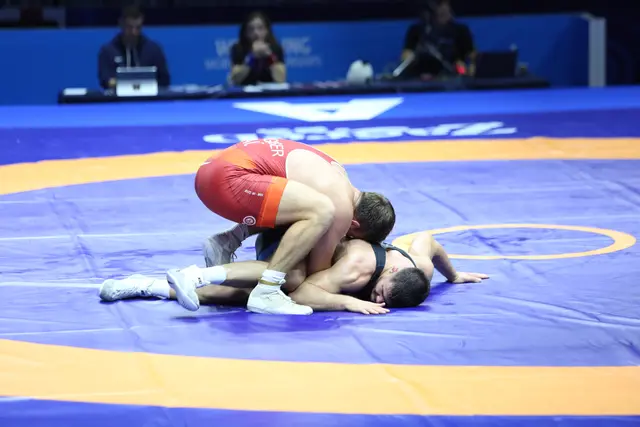 Markus Ragginger in seinem Kampf gegen den Deutschen Lazogianis. | Foto: Jörg Richter/Ringsport-Magazin