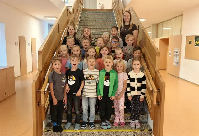 2025 Volksschule Michelhausen, 1a. mit Klassenlehrerin Sandra Heiss. | Foto: Christian Nowotny