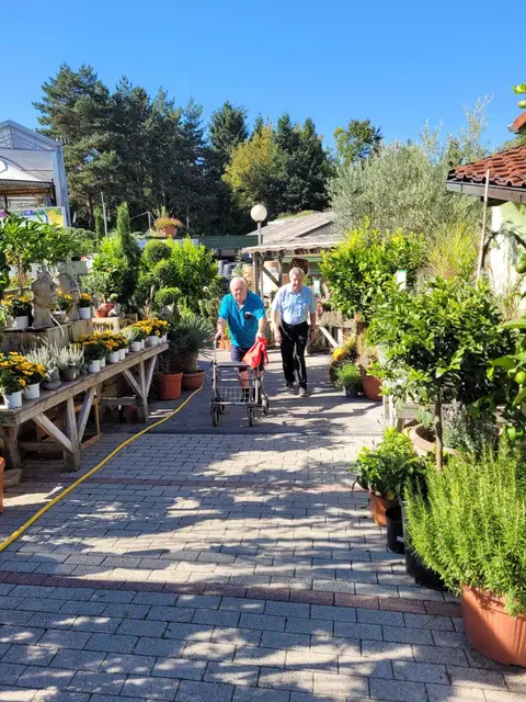 Bei strahlendem Spätsommerwetter startete die Reisegruppe gut gelaunt in Richtung Kittenberger Erlebnisgärten.  | Foto: RK Mistelbach