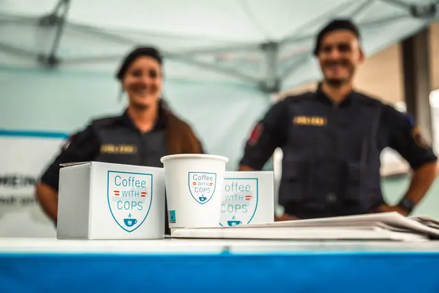 Die Aktion Coffee with Cops wird fortgesetzt. (Symbolfoto) | Foto: Polizei