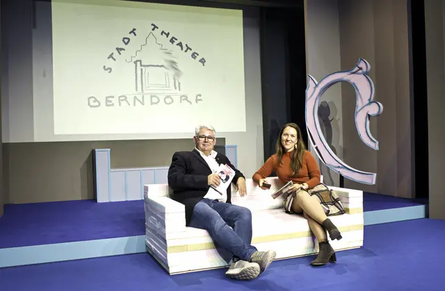 Kulturamtsleiterin Maddalena Braunegger, Kulturstadtrat Andreas Kronfellner