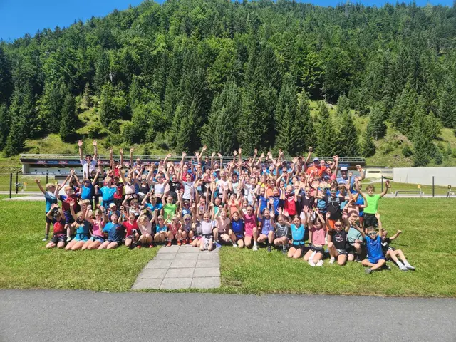 Im Sommer fand das Nachwuchscamp in Hochfilzen statt. | Foto: OK Hochfilzen