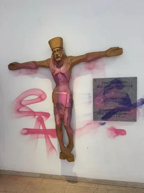 Gebetsorte und NS-Gedenkstätten wurden in Wien geschändet.  | Foto: Plattform Christdemokratie