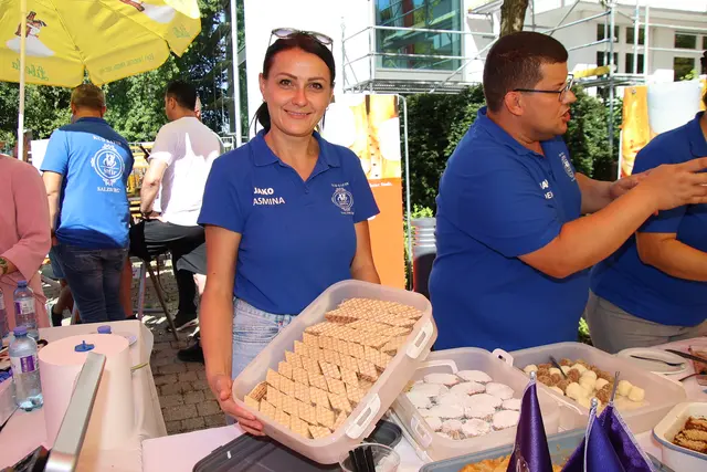 Auch bei Yasmina gab es Genuss für den Gaumen.
