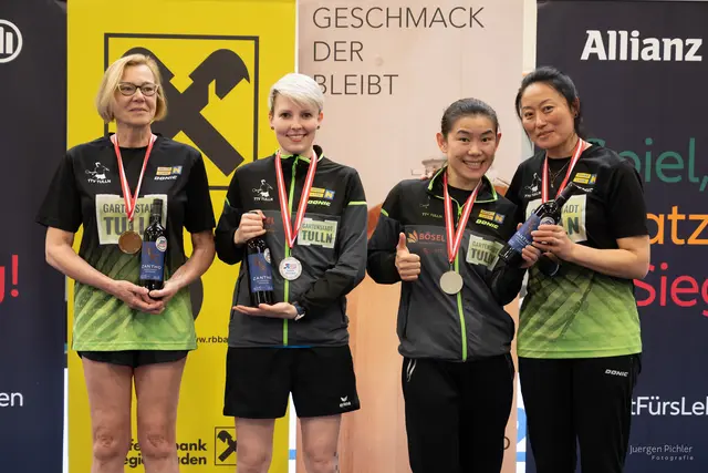  Im Vorjahr holte der TTV Tulln im ÖTTV Austria Cup sensationell die Silbermedaille. | Foto: TTV Tulln