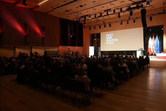 Auch heuer ging das Fest der Kultur im Großen Saal im Innsbrucker Haus der Musik über die Bühne. | Foto: Land Tirol/Jovanovic