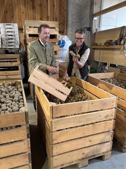 Bio-Vorreiterin Silvia Fruhmann baut in Karl Kartoffeln, Kürbisse und Gemüse in Bio-Qualität an. | Foto: Rosenberger Victoria