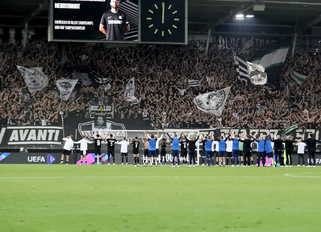 Im September 2022 durften die Blackies noch über einen 1:0-Heimerfolg gegen Midtjylland jubeln. | Foto: GEPA