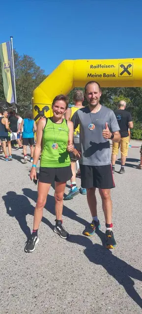 Beim Trailrun „Run the Klamm“ in Würflach überzeugten Sibylle Kerschbaum und René Bruckner mit starken Platzierungen auf der anspruchsvollen Strecke. | Foto: LAC Unlimited