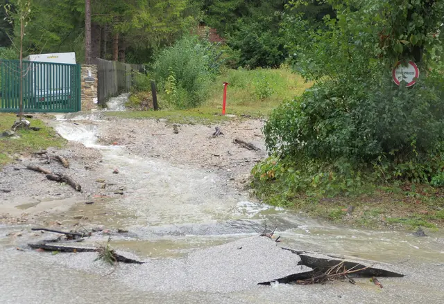 Das Hochwasser im September 2024 betraf auch Tullnerbach | Foto: WLV