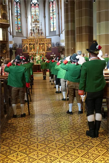 Stadtschützenkompanie St. Nikolaus – Mariahilf feierte ihren 54. Schützenjahrtag. | Foto: Erich Staudinger