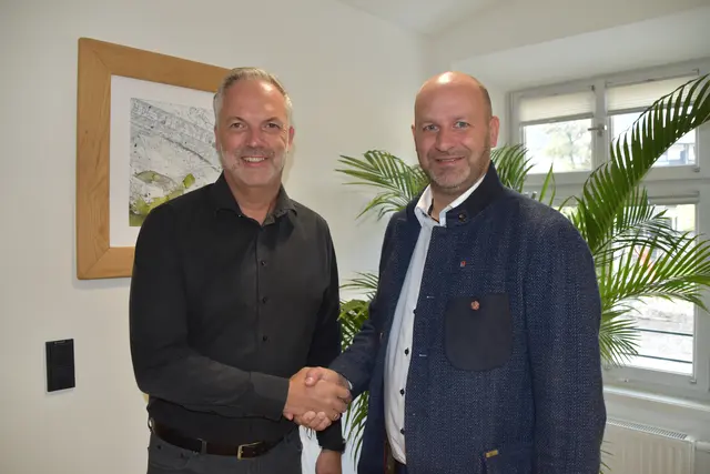 Talmanager Roland Zankl (l.) und der Planungsverband Stubaital – im Bild Obmann Daniel Stern – beenden die Zusammenarbeit. | Foto: Kainz