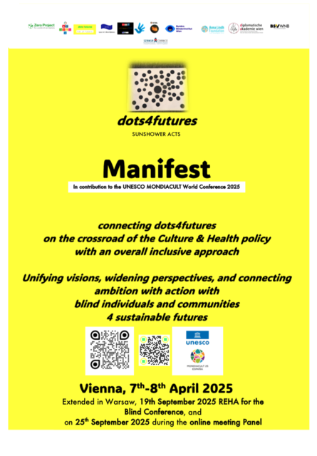 dots4futures Manifest, UNESCO MONDIACULT25 | Foto: Tatjana Christelbauer